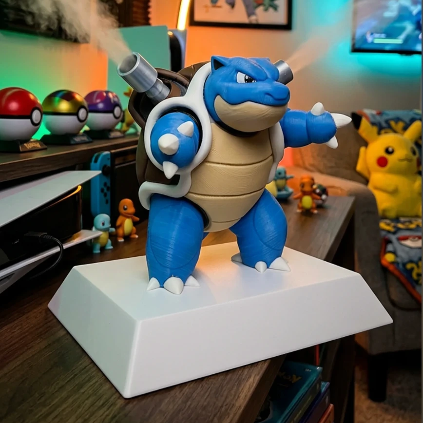 Double Cannon Mist on a collector shelf in a living room